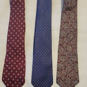 Elegant Paisley and Dot Tie Set